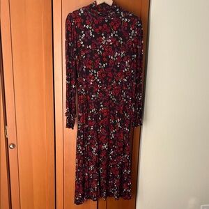 Draper James Floral Long Sleeve Dress